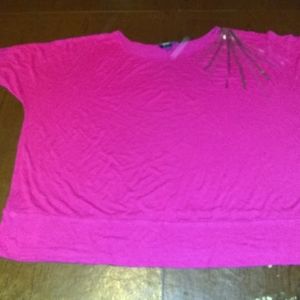 AGB women's pink blouse